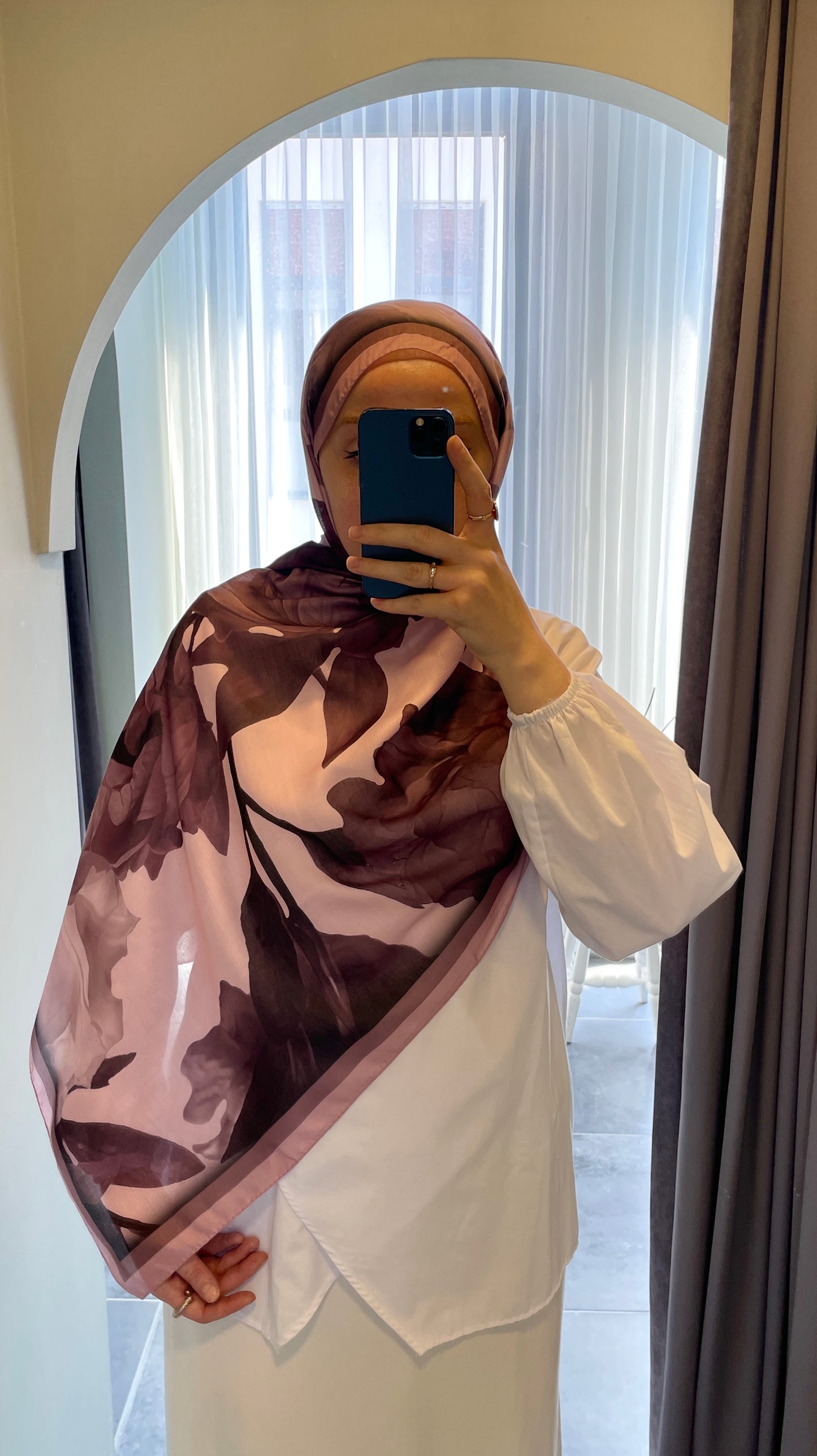 Lotus Pamuk Soft Şal-Lila