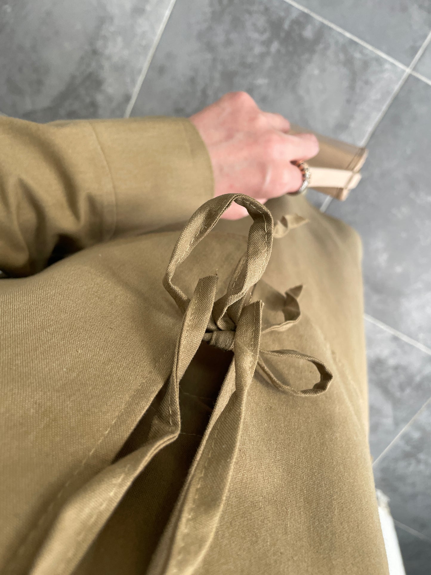 Ham Keten Jile&Kimono Takım-Yağ Yeşil