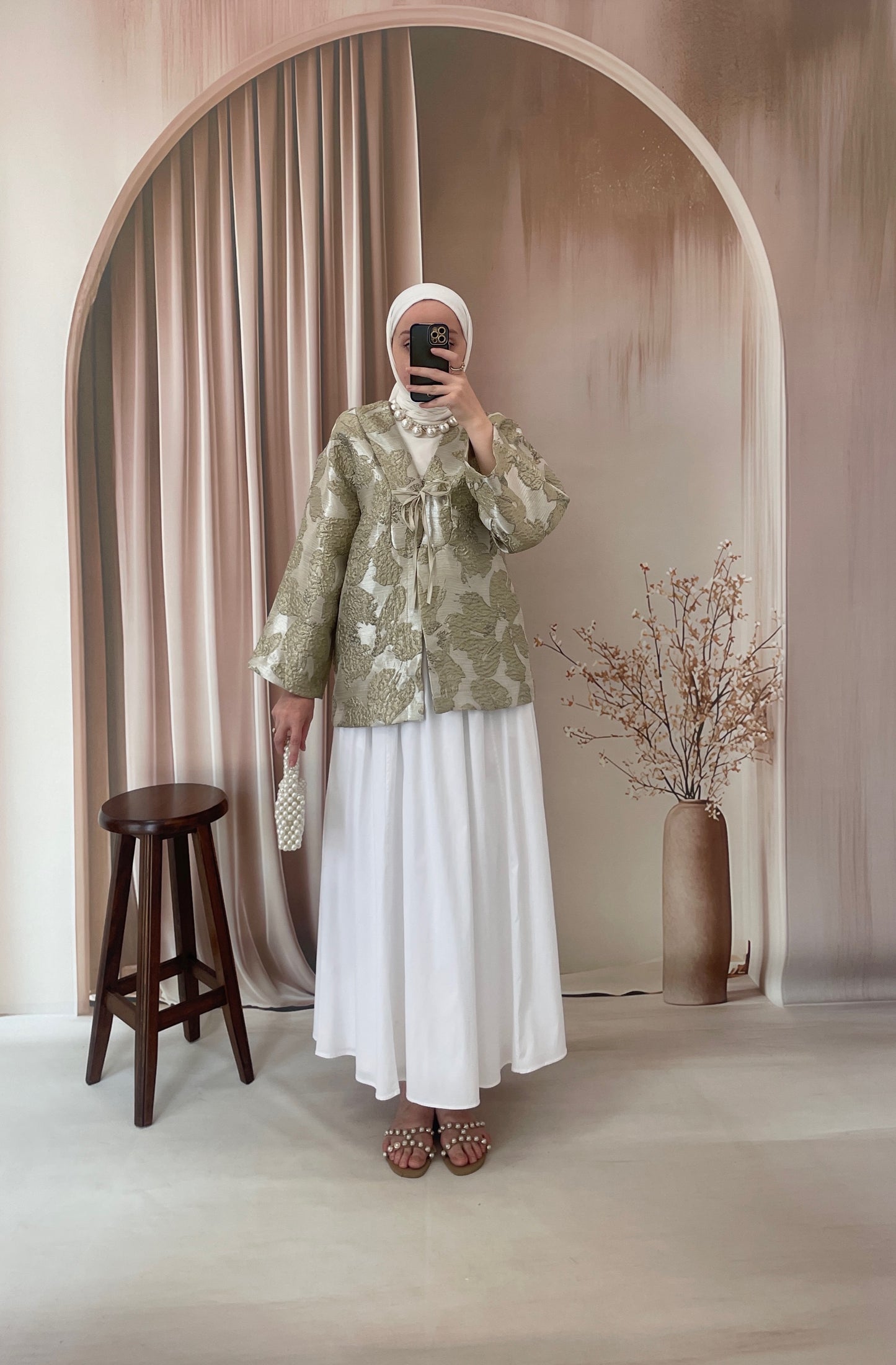 Jakarlı Broker Kimono Çağla