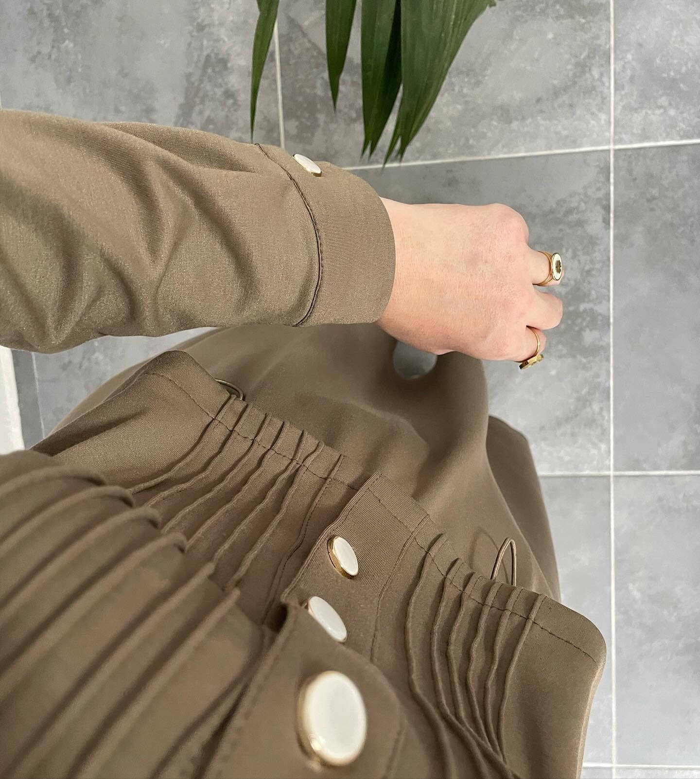 Modal Kumaş Etekli Takım Vizon