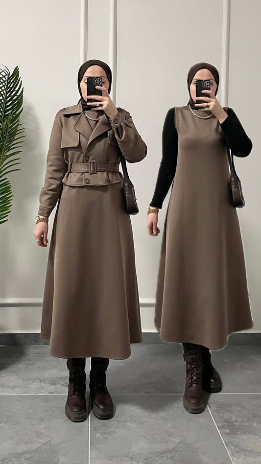 Scuba JİLE&TRENÇKOT Takım Vizon