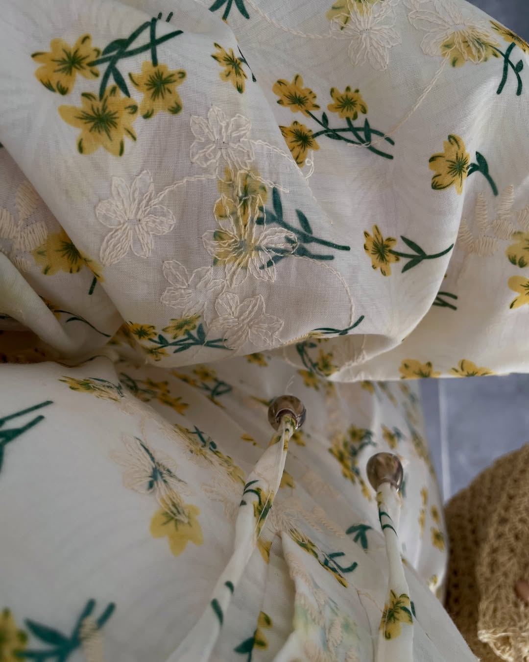 Mimoza Çiçekli Elbise