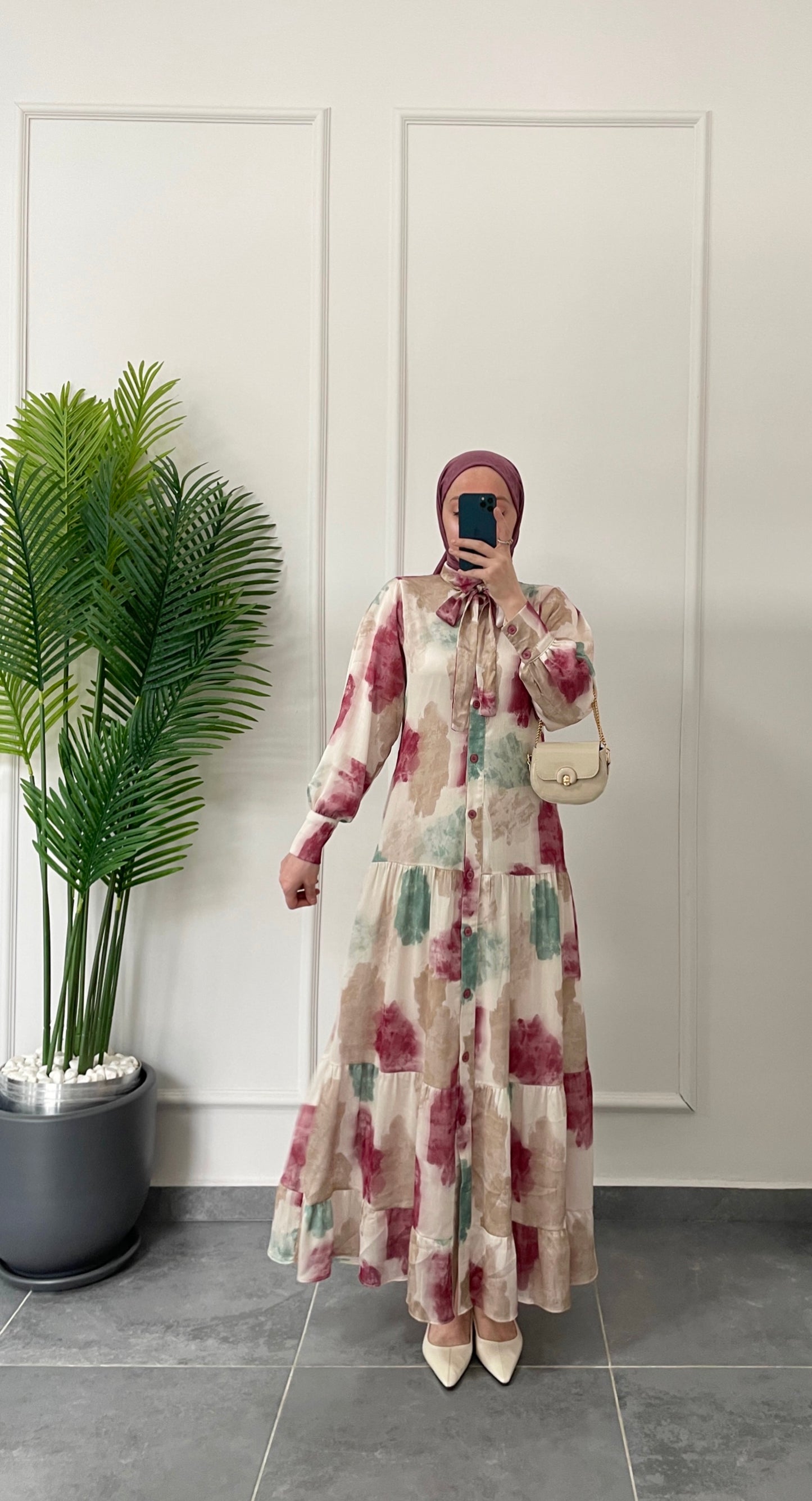 Pamuk Saten Rüya Elbise