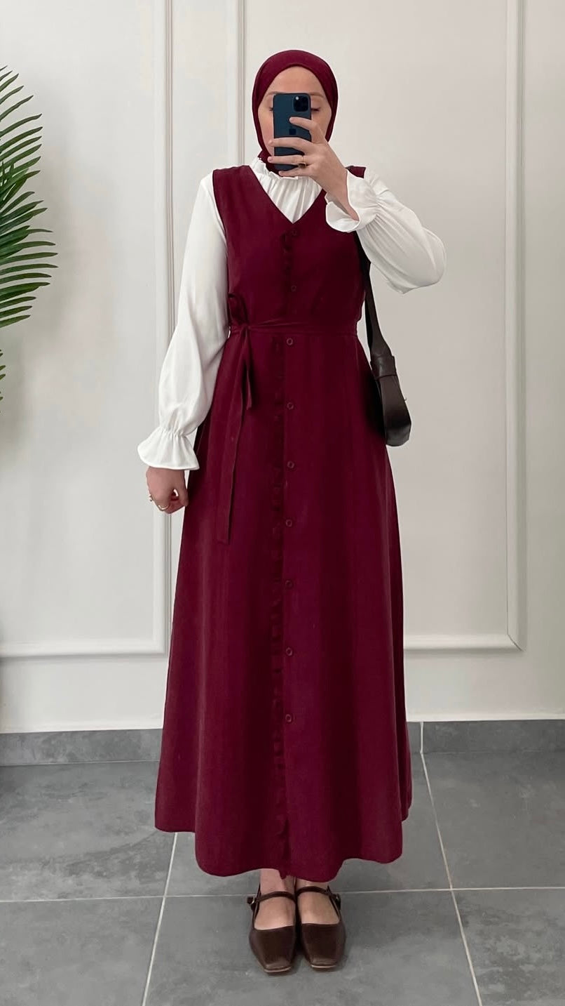 Çalıkuşu Jile&Bluz Takım Bordo