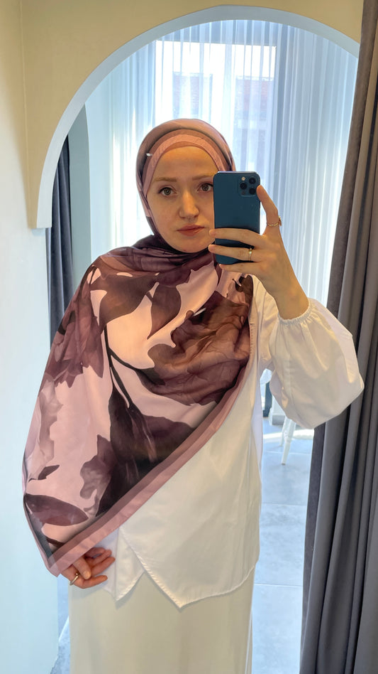 Lotus Pamuk Soft Şal-Lila