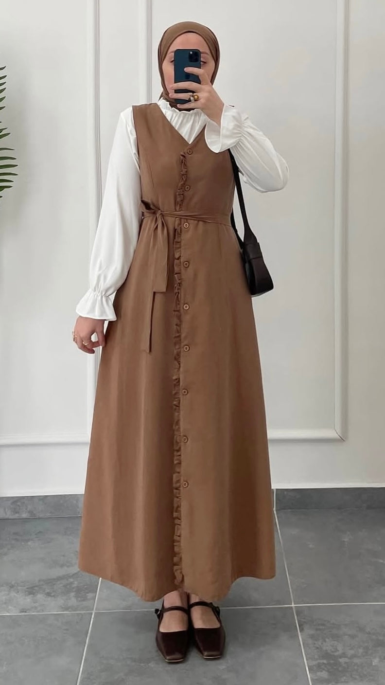 Çalıkuşu Jile&Bluz Takım Camel