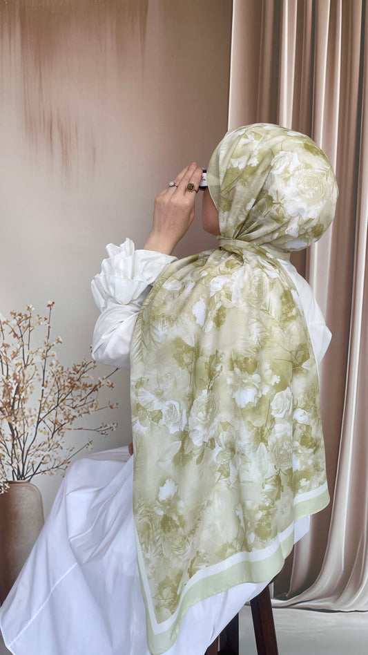 Pamuk Soft Gelincik Şal Soft Yeşil