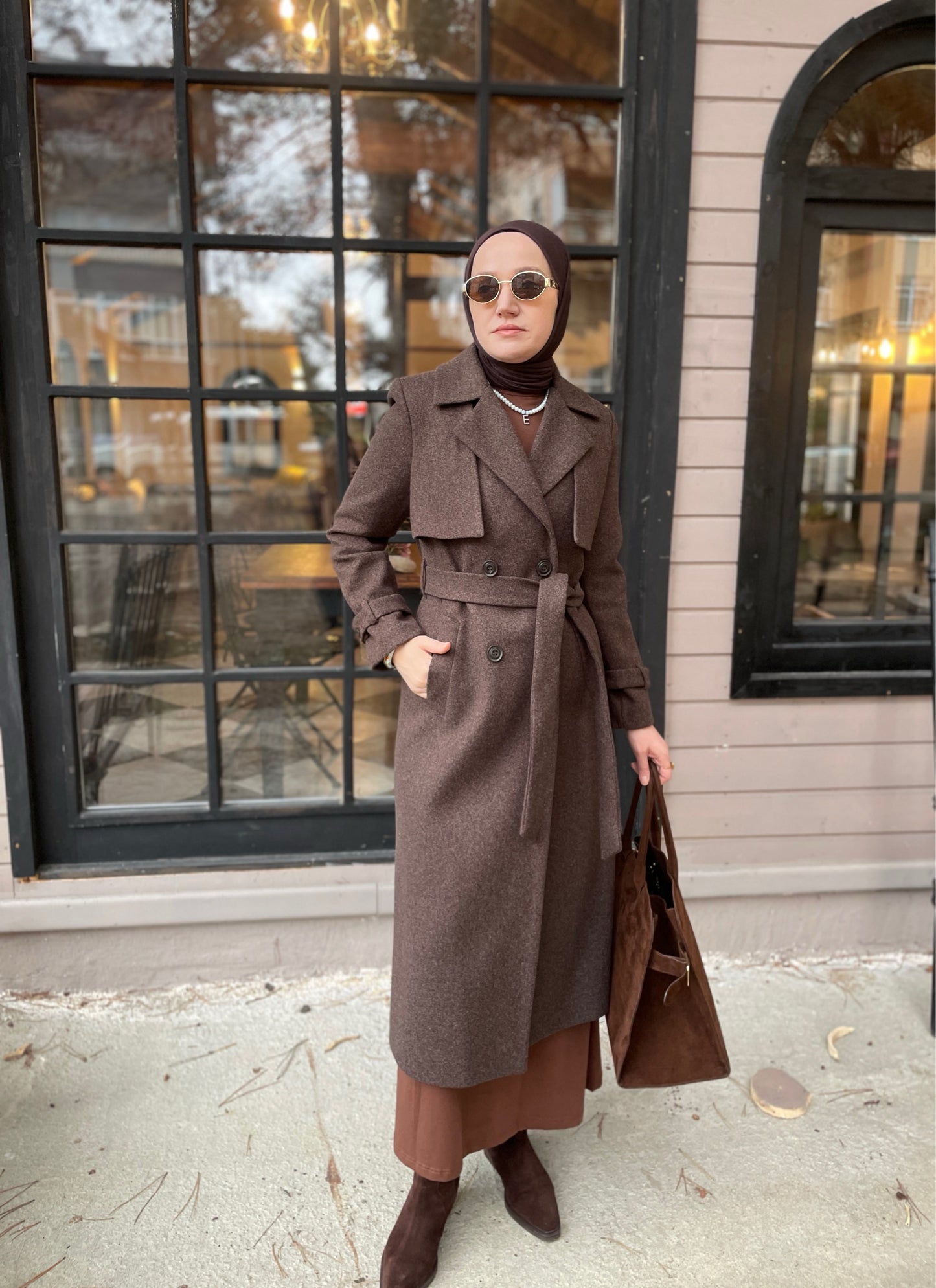 Klasik Kaşe Kaban Kahve