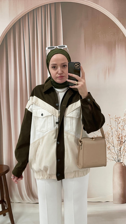 Vİntage Tasarım Denim Ceket