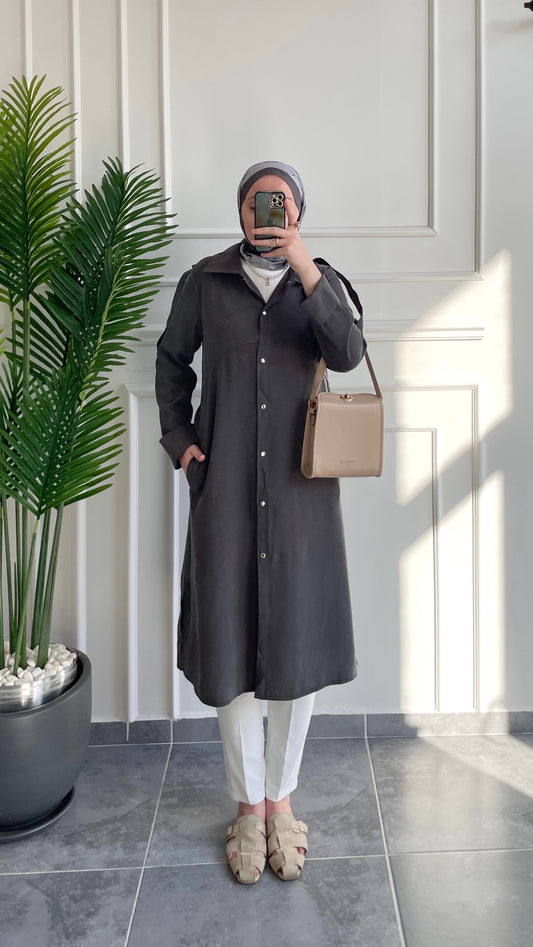 Cupra Çıtçıt Kapamalı Kap-Antrasit