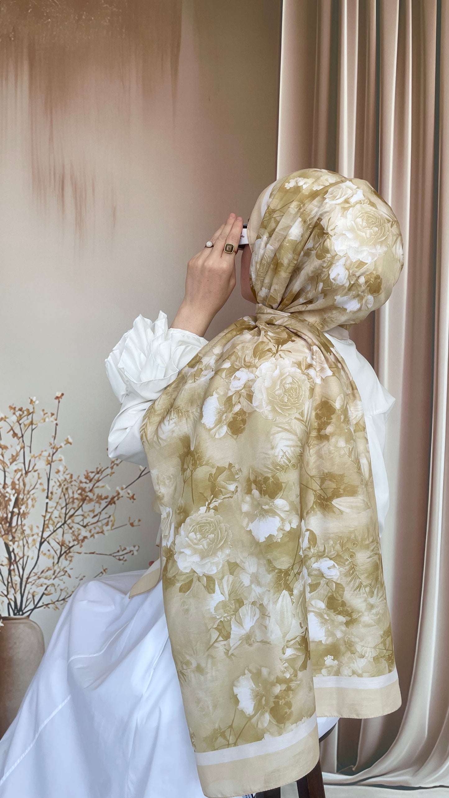 Pamuk Soft Gelincik Şal Soft Sarı