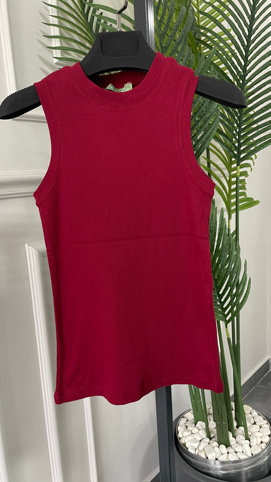 Bisiklet Yaka Fitilli Body Bordo