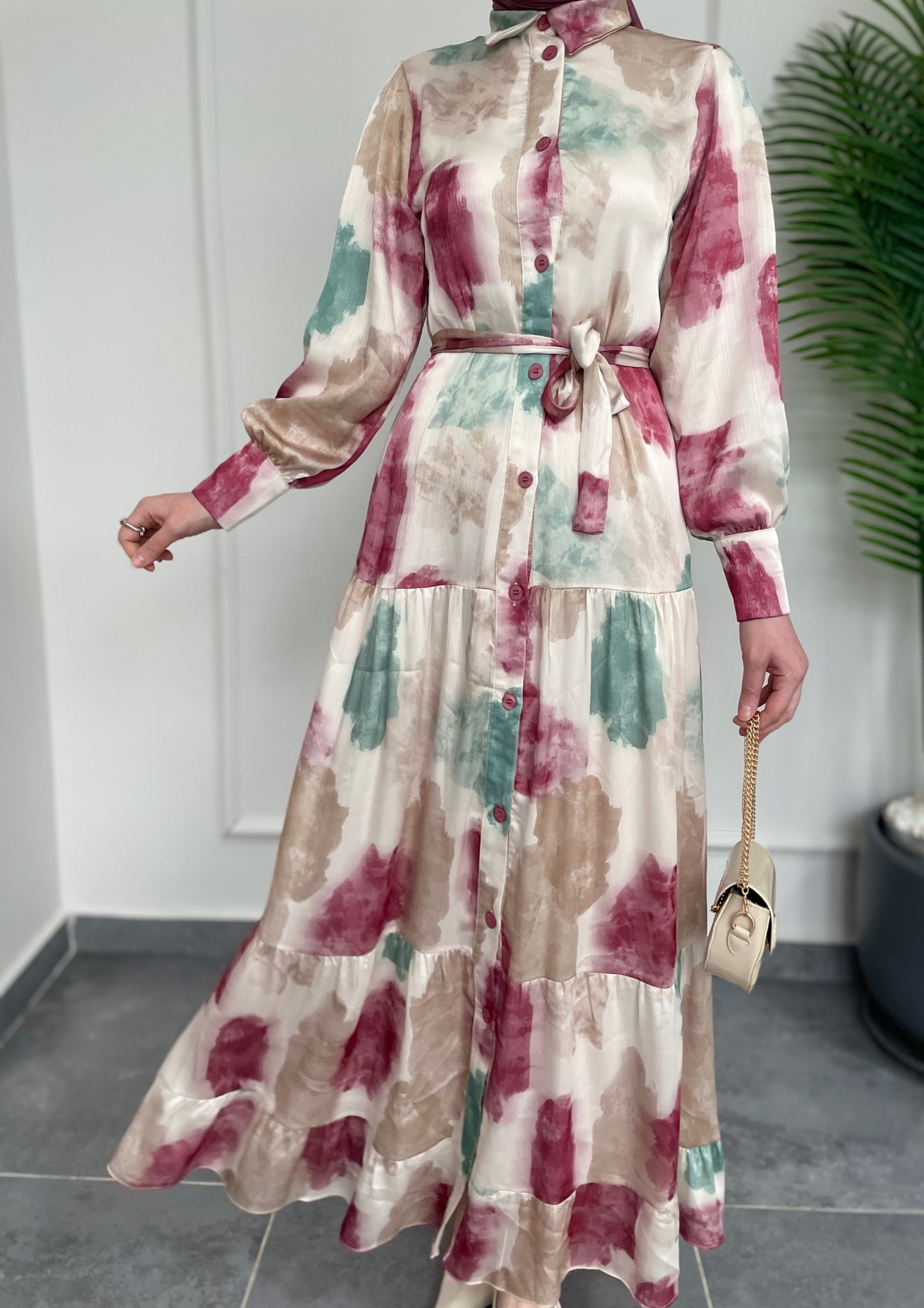 Pamuk Saten Rüya Elbise