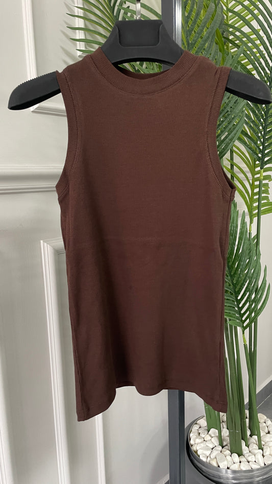 Bisiklet Yaka Fitilli Body Kahve