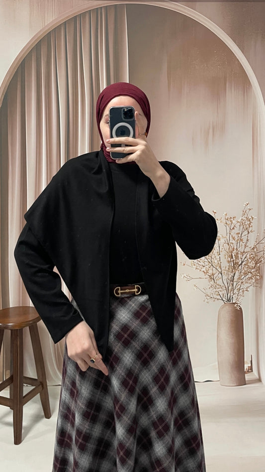 Pelerin Tasarım Sweatshirt Siyah