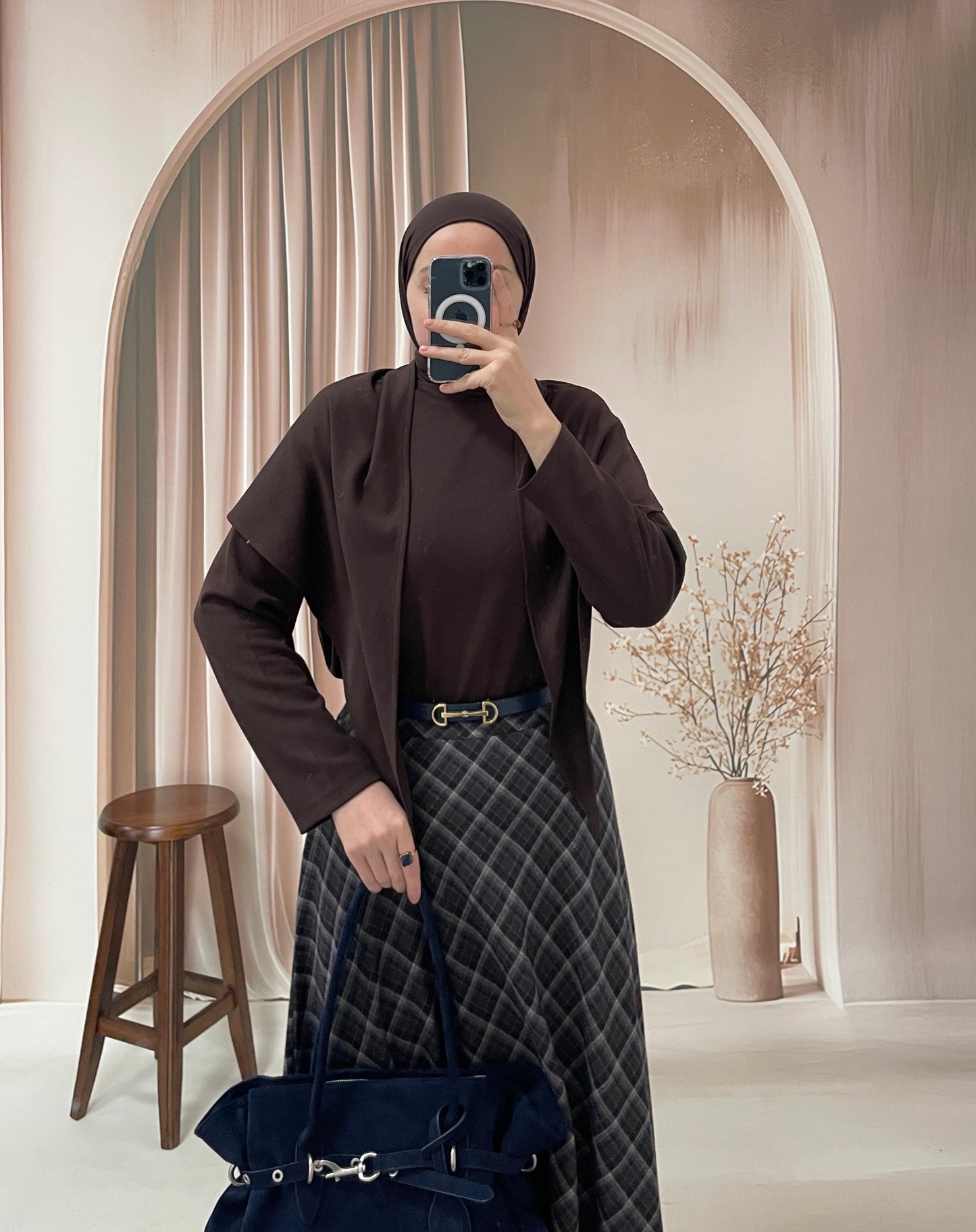 Pelerin Tasarım Sweatshirt Acı Kahve