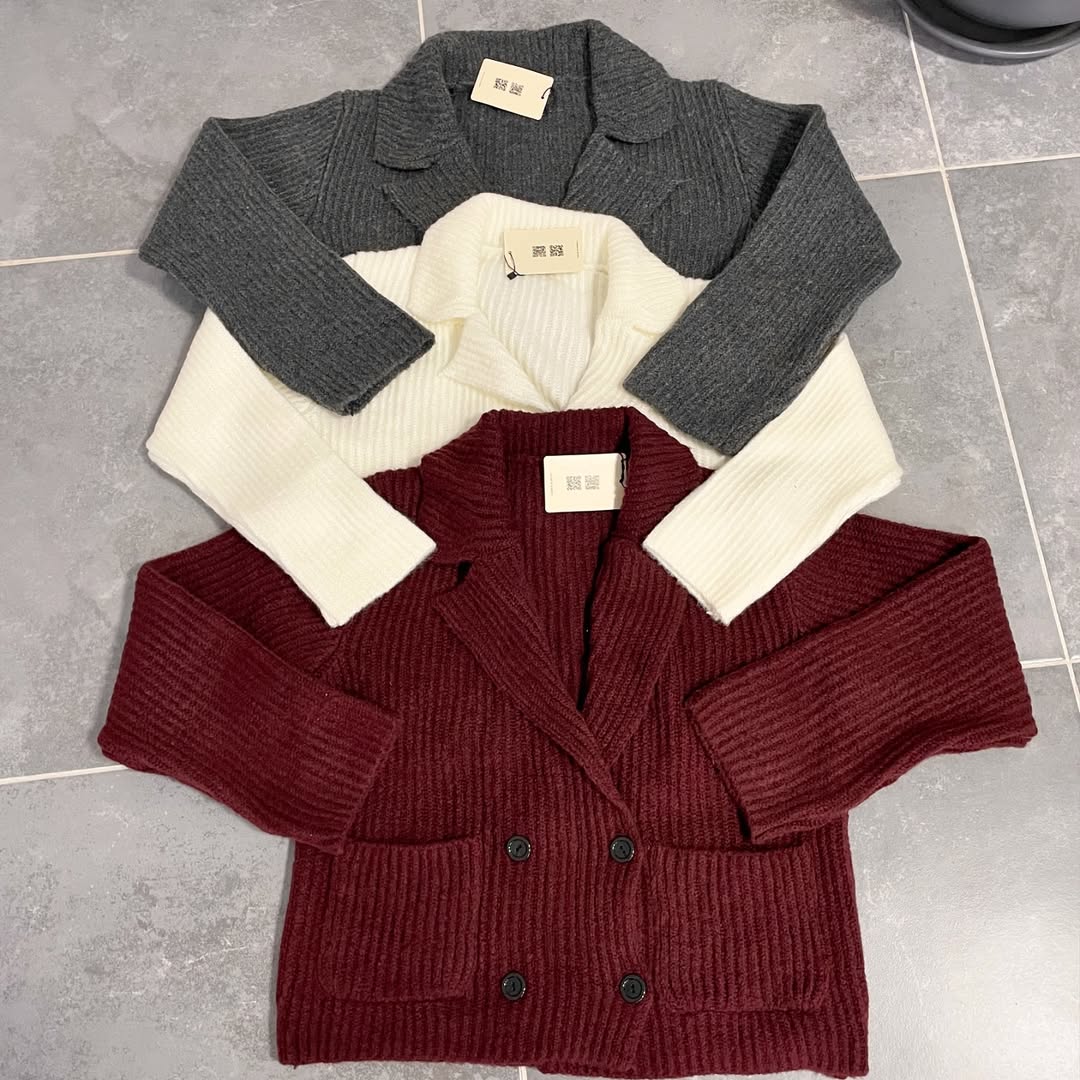 Ceket Tasarım Hırka Bordo