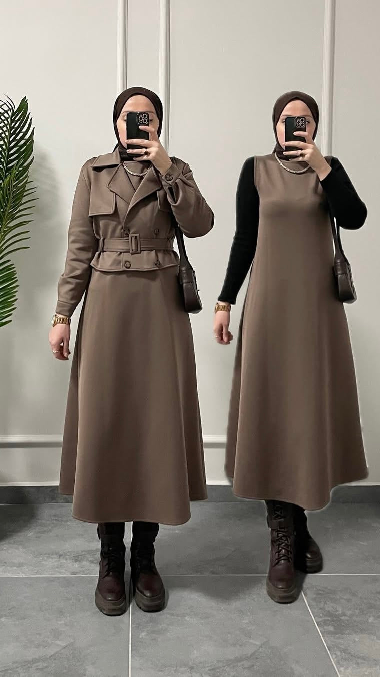 Scuba JİLE&TRENÇKOT Takım Vizon