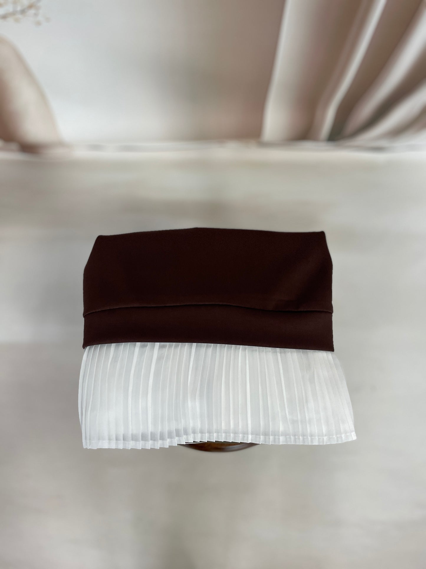 Kendinden Piliseli Sweatshirt Kahverengi