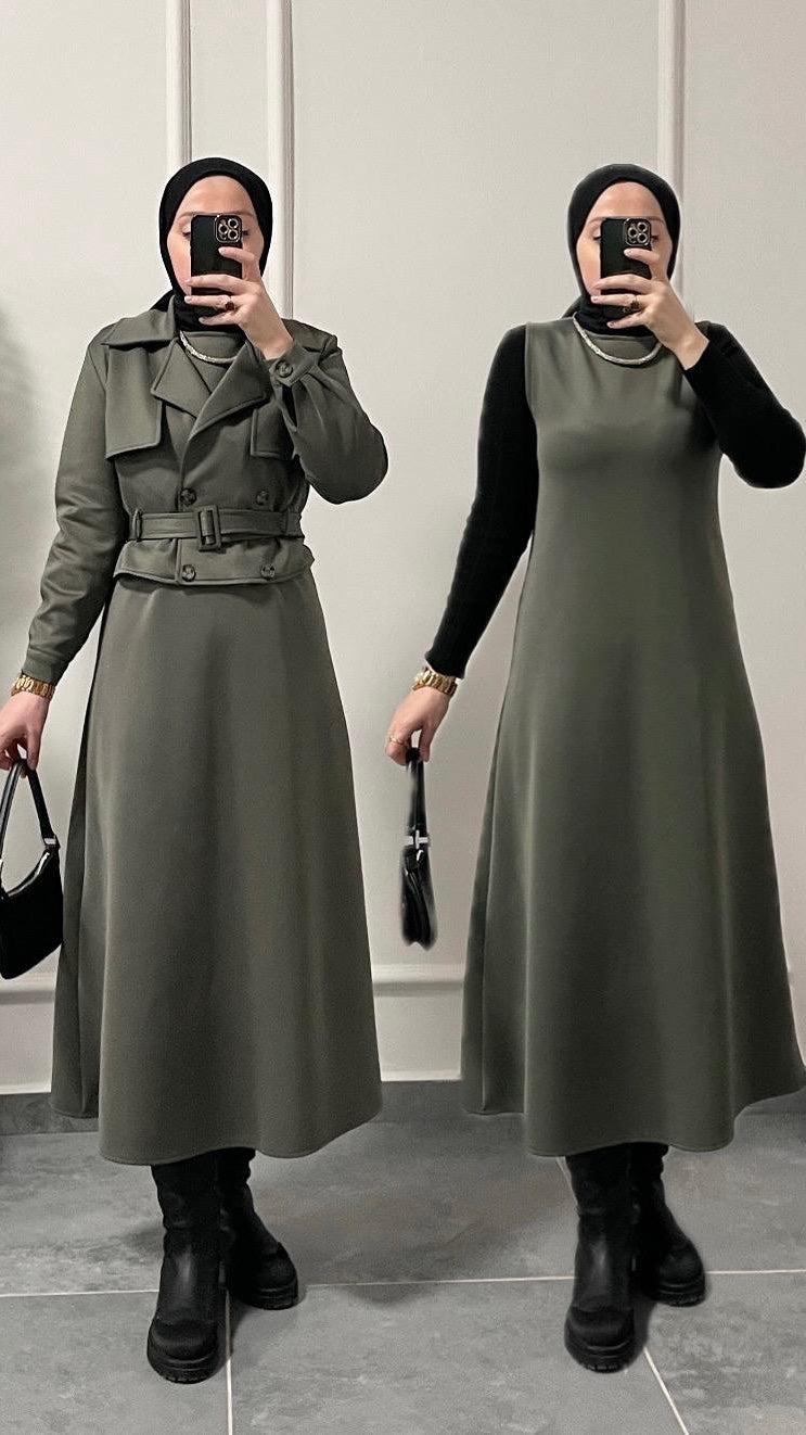 Scuba JİLE&TRENÇKOT Takım Haki