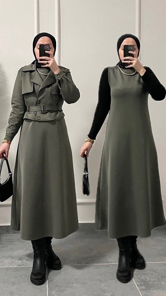 Scuba JİLE&TRENÇKOT Takım Haki