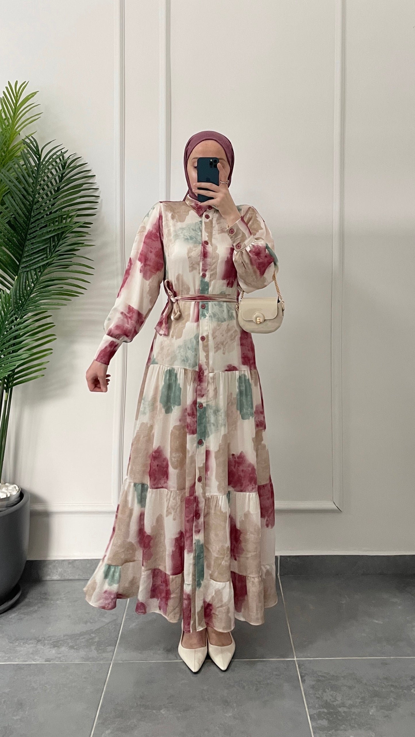 Pamuk Saten Rüya Elbise