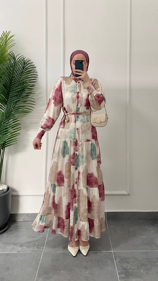 Pamuk Saten Rüya Elbise