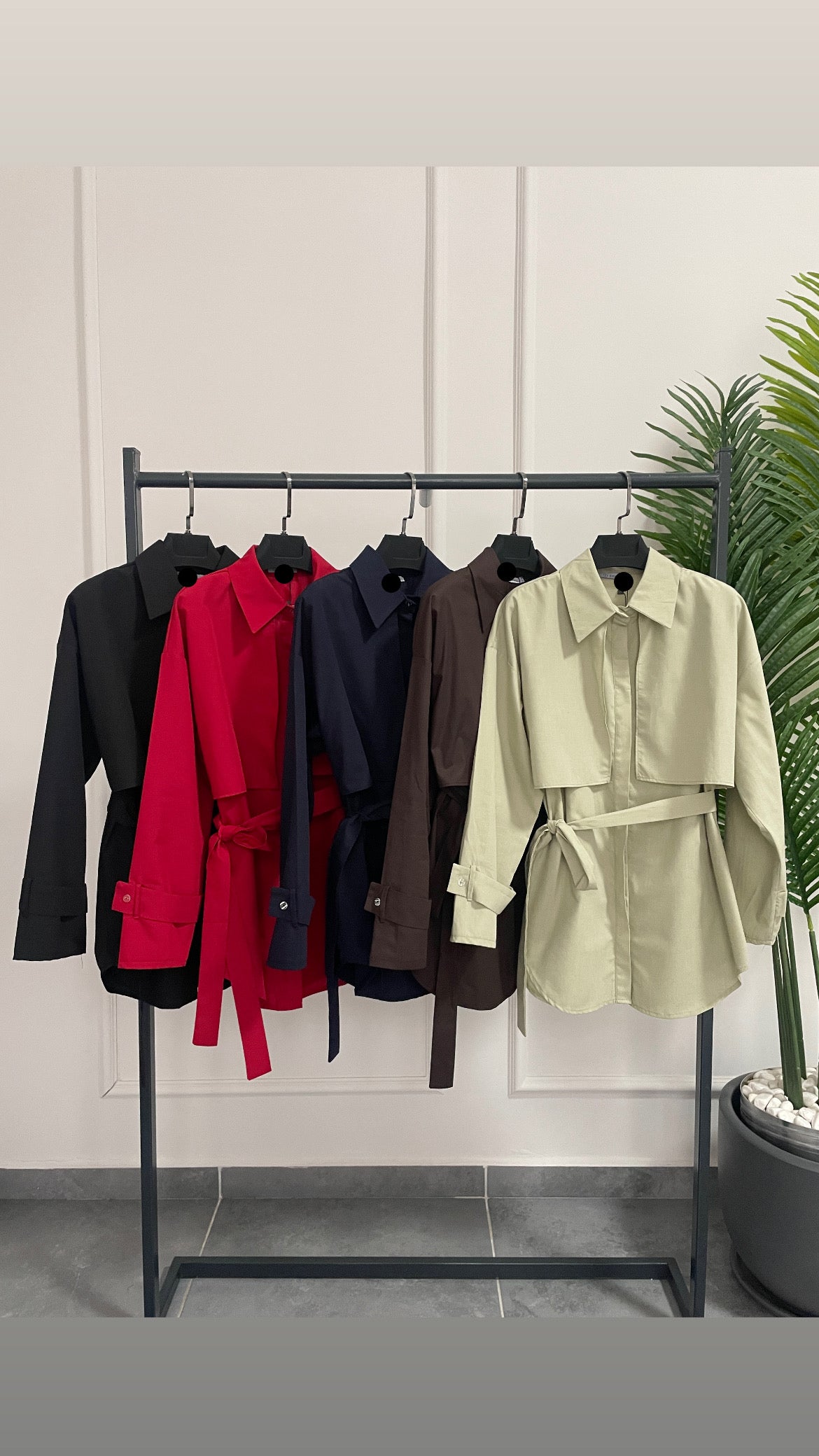 Ceket Tasarım Poplin Gömlek-Siyah